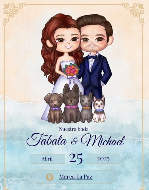Invitación interactiva Boda Tabata y Michael