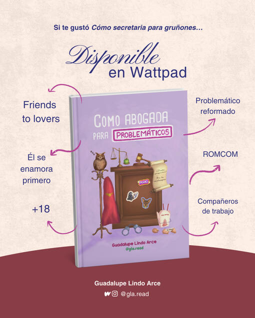 Portada novela: Como abogada para problemáticos
