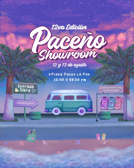 Flyer para Paceño Showroom (12 edición).